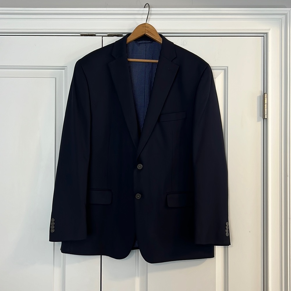 Michael Kors Navy Sport Suit Coat Blazer Men’s 44R New Without Tags